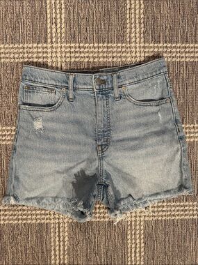 Madewell High Rise Denim Shorts in Cantrell Wash